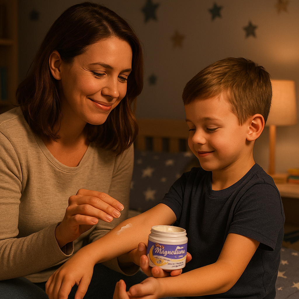 Magnesium Cream Kids Sleep Aid Lavender Bedtime Lotion