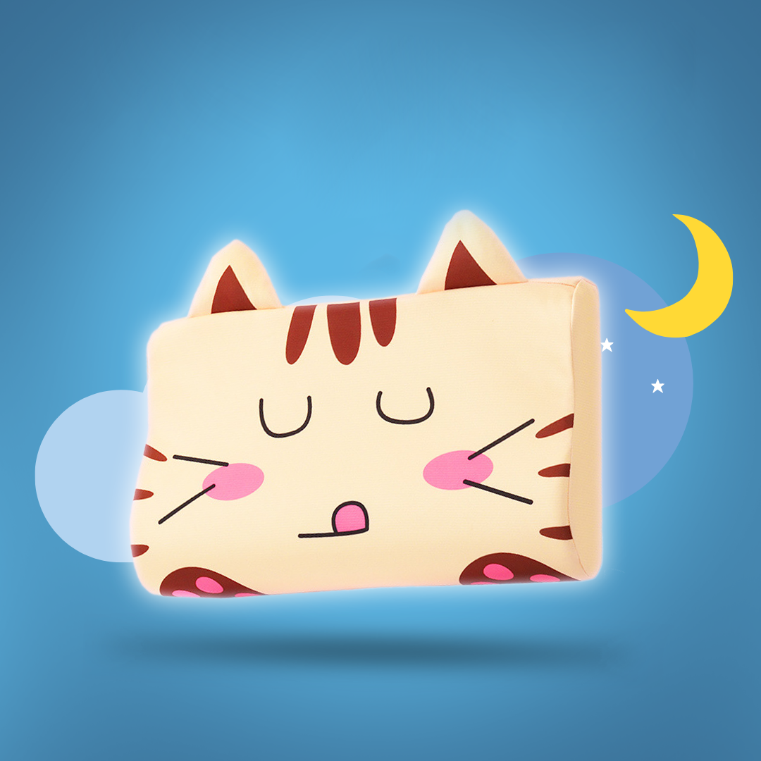 Toddler Pillow Kids Sensory Animal Sleep Support Cushion