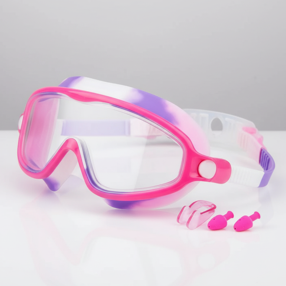 Kids Swimming Goggles Anti Fog Adjustable Pool Set