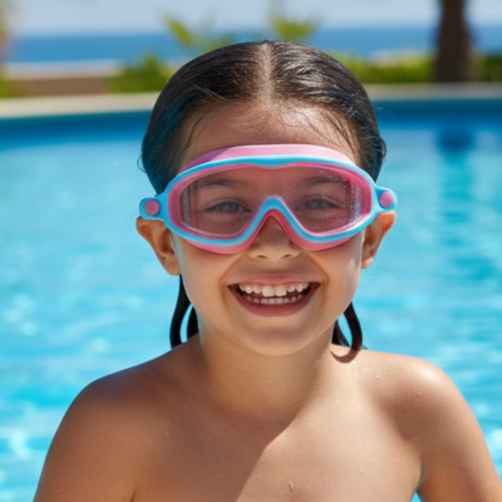 Swimming Goggles Kids Anti Fog Adjustable Swim Set