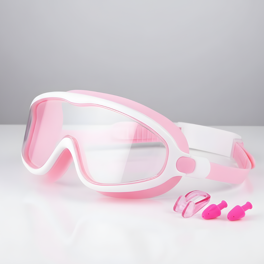 Swimming Goggles Kids Anti Fog Adjustable Swim Set