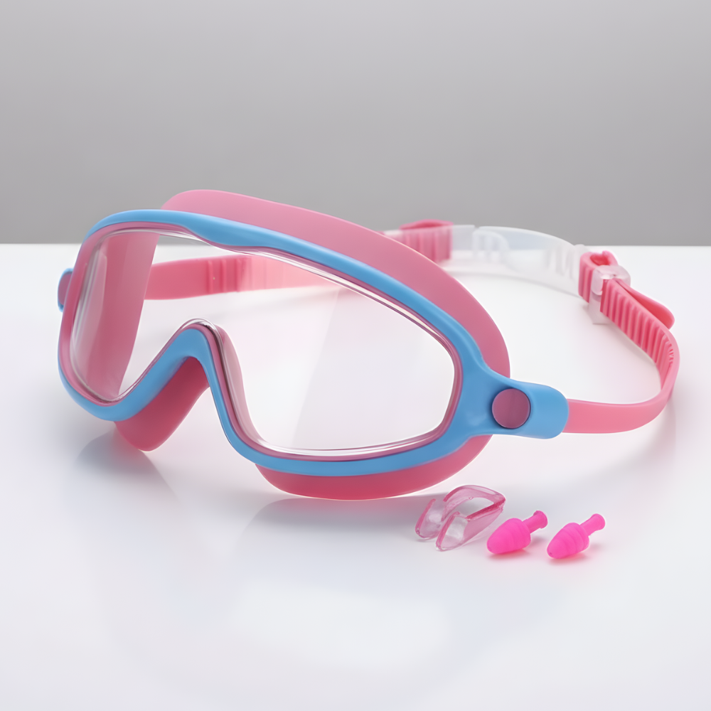 Swimming Goggles Kids Anti Fog Adjustable Swim Set