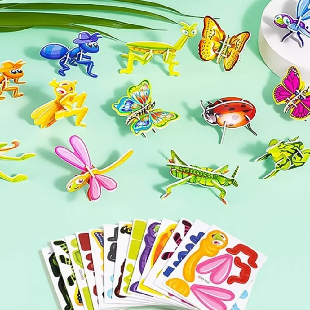 3D Puzzle Children's Educational Toys Set Cartoon Puzzle - Image 9