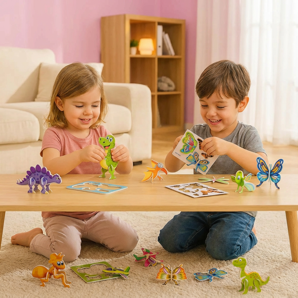 3D Puzzle Children's Puzzle Educational Toys Animal Theme - Image 2
