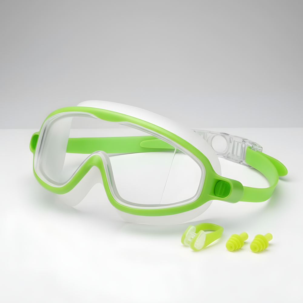 Kids Swimming Goggles Anti Fog Adjustable Pool Set