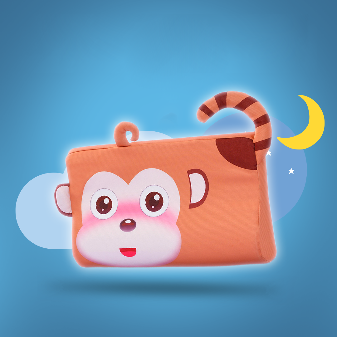 Toddler Pillow Kids Sensory Animal Sleep Support Cushion
