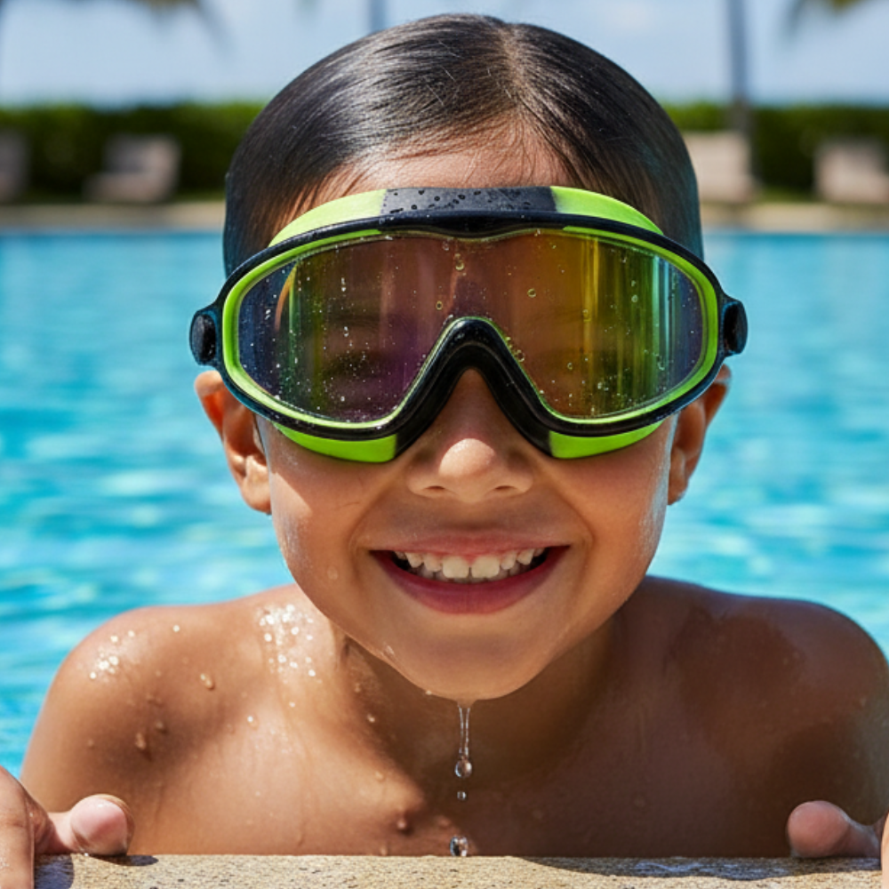 Swimming Goggles Kids Anti Fog Adjustable Swim Set