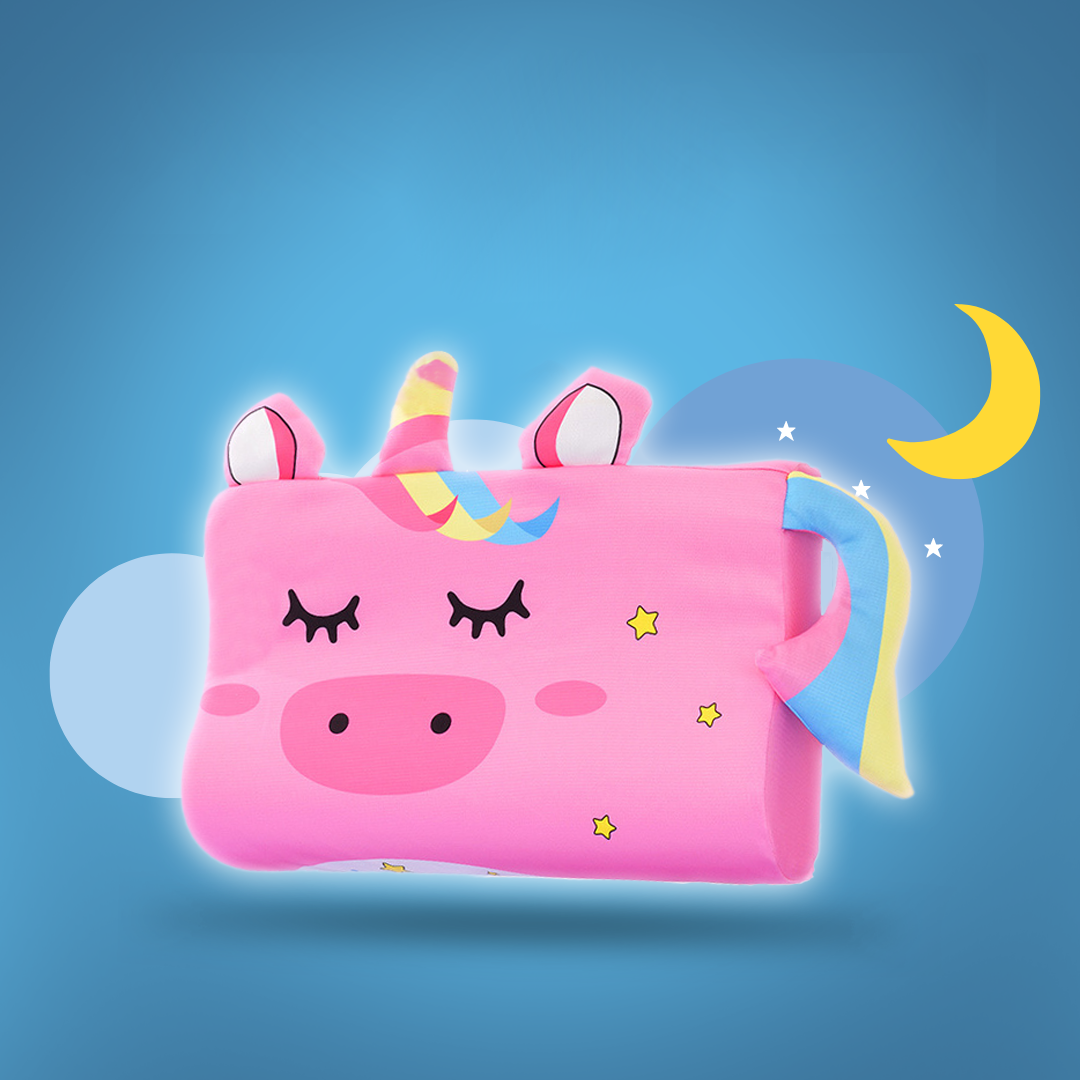 Toddler Pillow Kids Sensory Animal Sleep Support Cushion