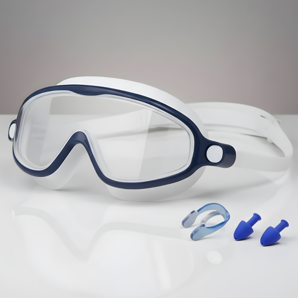 Kids Swimming Goggles Anti Fog Adjustable Pool Set