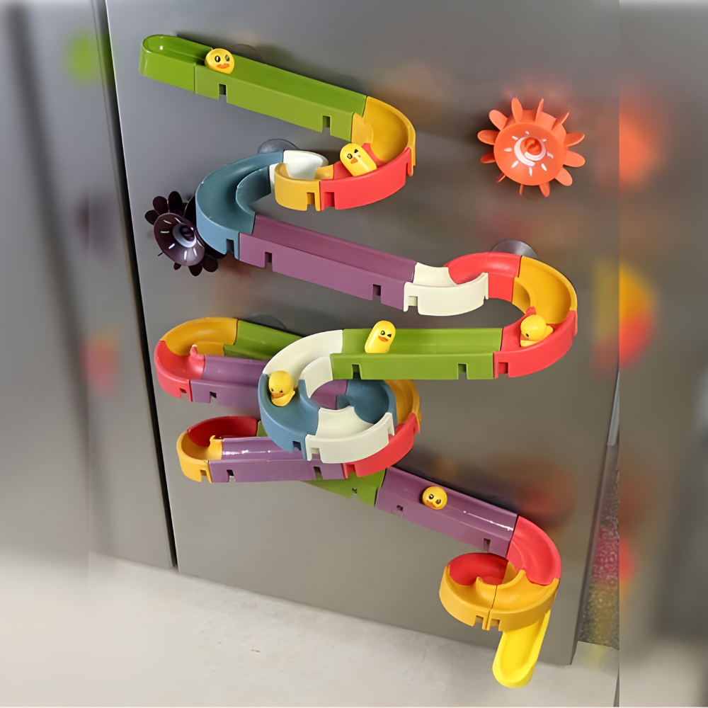 Bath Toys Toddler Water Slide Duck Bathtub Play Set