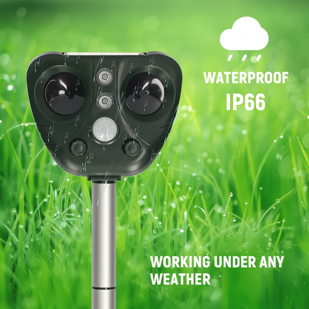 Bird Repellent Solar Ultrasonic Outdoor Garden Repeller