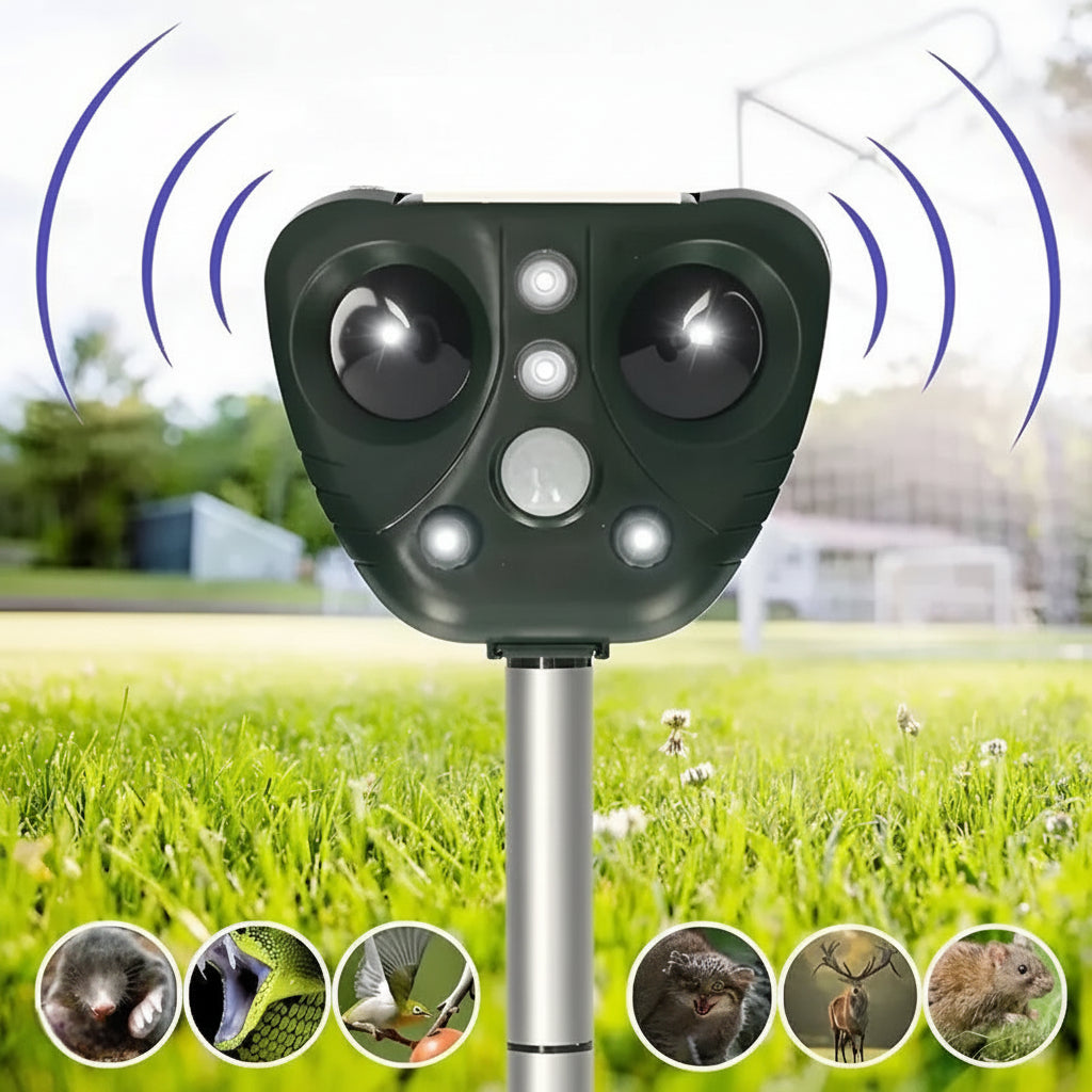 Bird Repellent Solar Ultrasonic Outdoor Garden Repeller