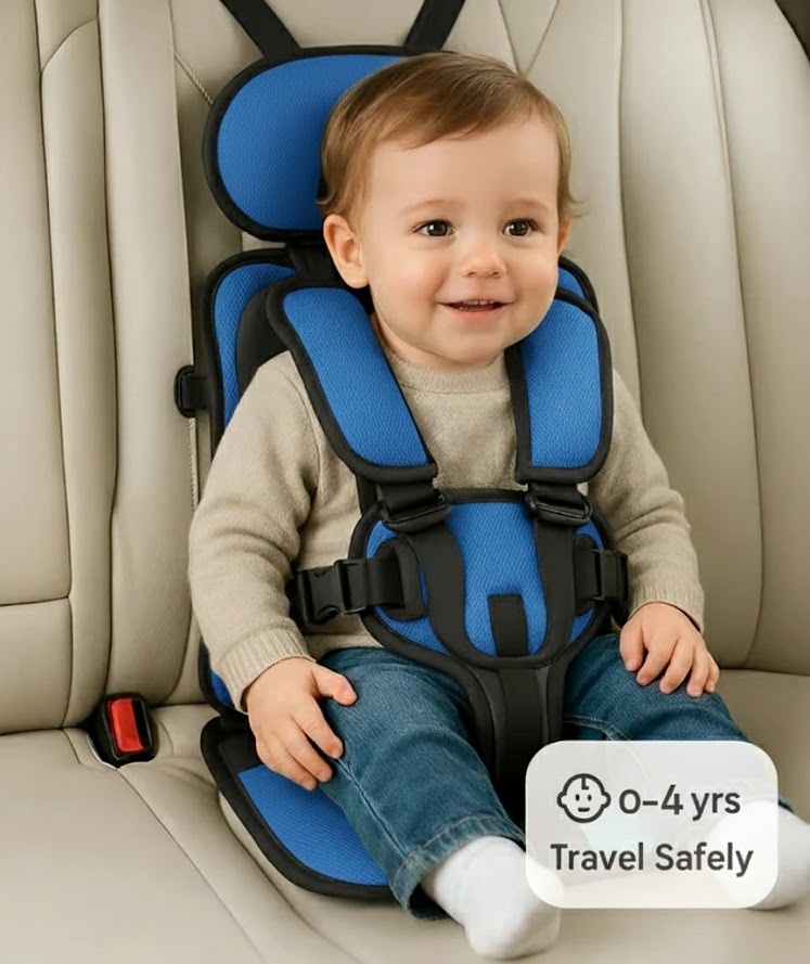Car Seat Booster Foldable Child Travel Harness Seat