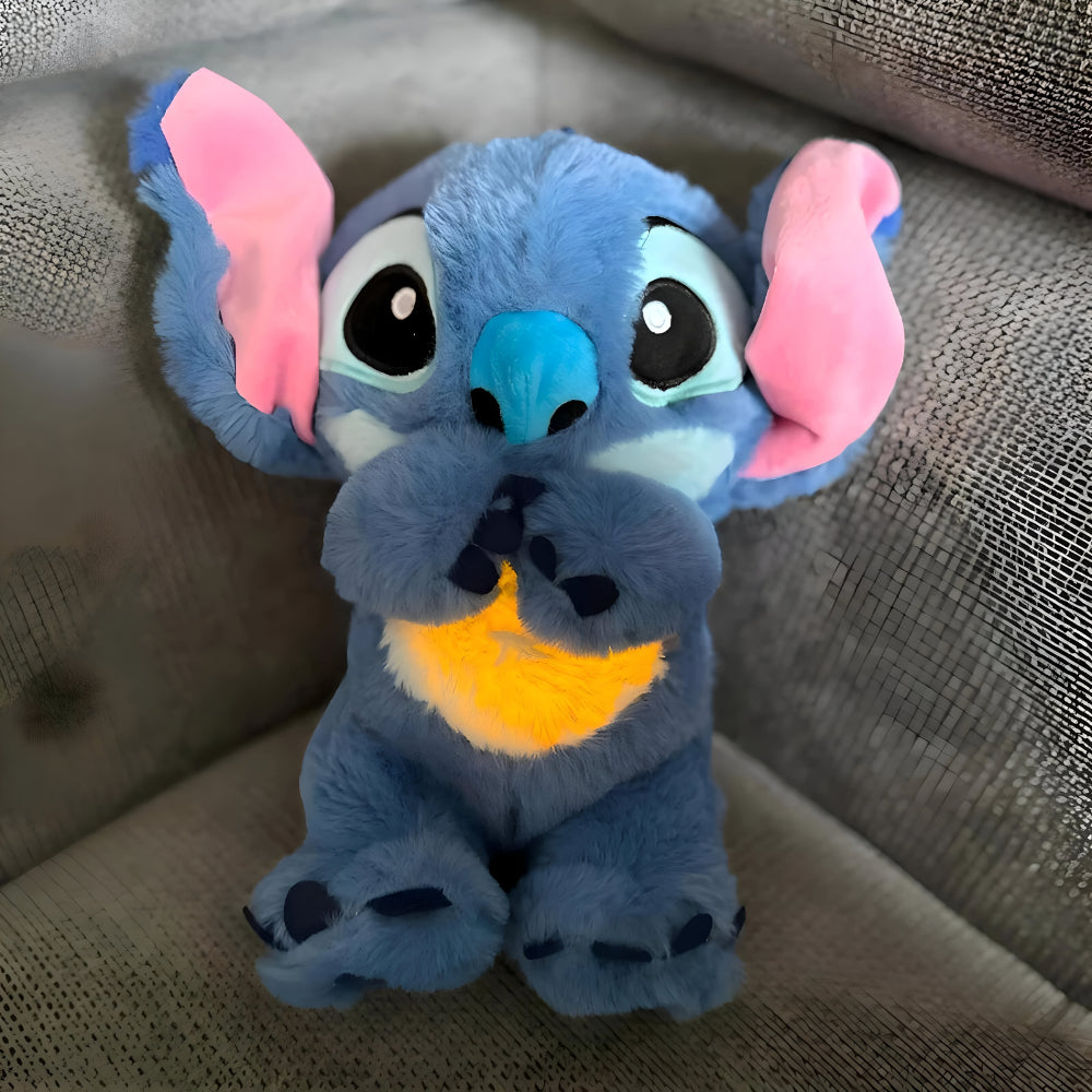 Calming Plush Toy Sleep Aid with Light and Breathing for Relaxation 0