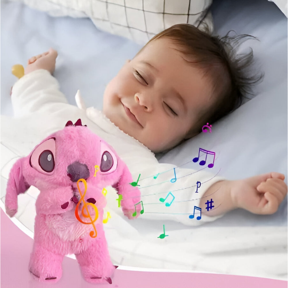 Calming Plush Toy Sleep Aid with Light and Breathing for Relaxation 3