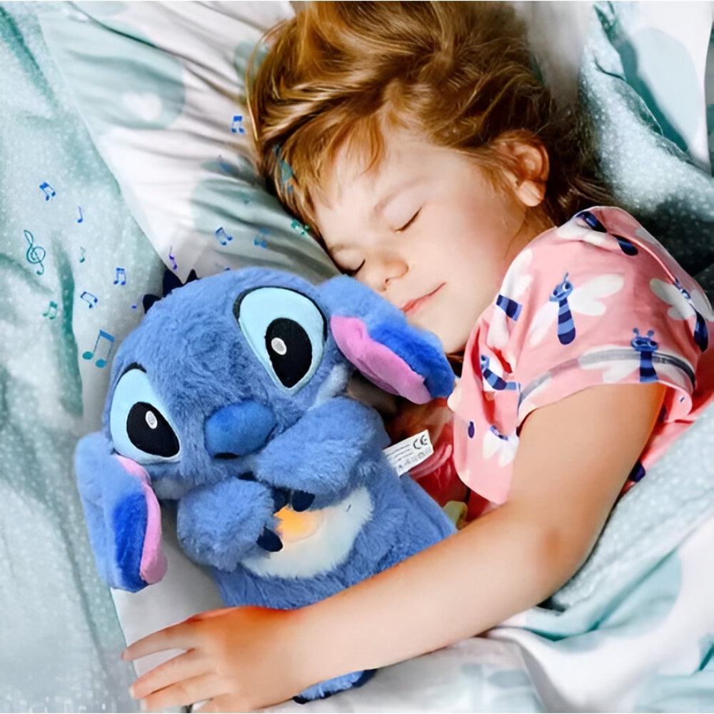 Calming Plush Toy Sleep Aid with Light and Breathing for Relaxation 4