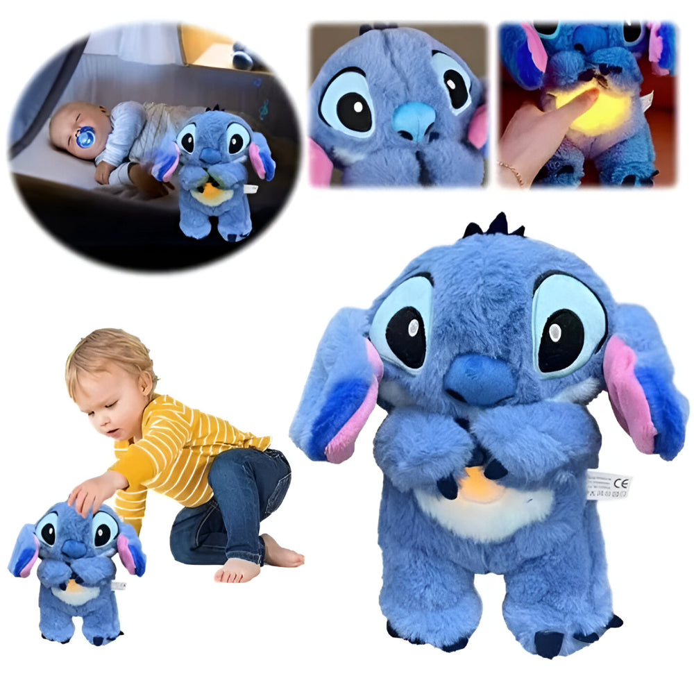 Calming Plush Toy Sleep Aid with Light and Breathing for Relaxation 6