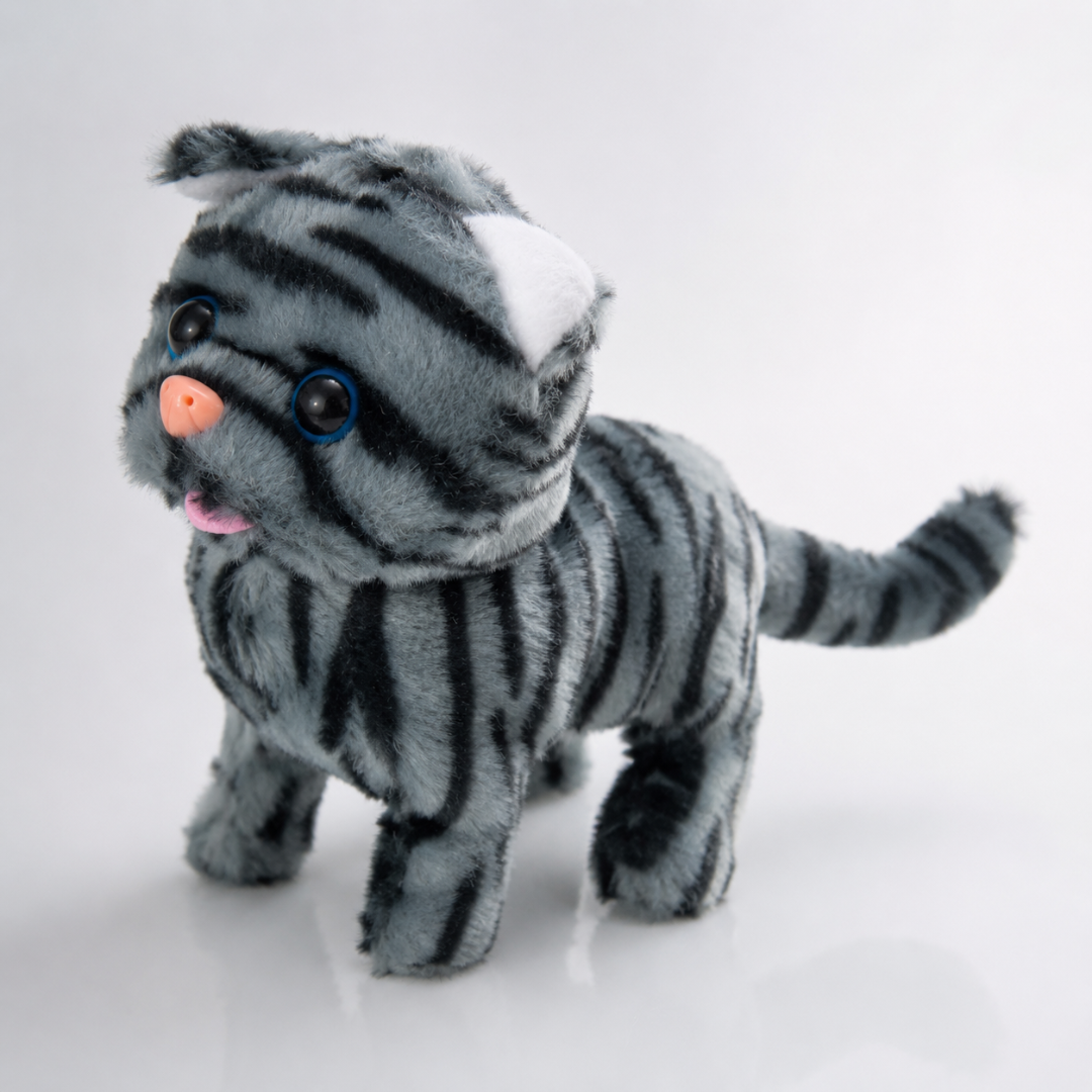 Cat Toy Interactive Robot Kitten Walking Meow Pet Toy