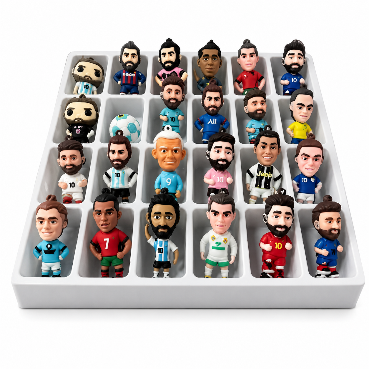 Advent Calendar Soccer Countdown Toy Set Kids