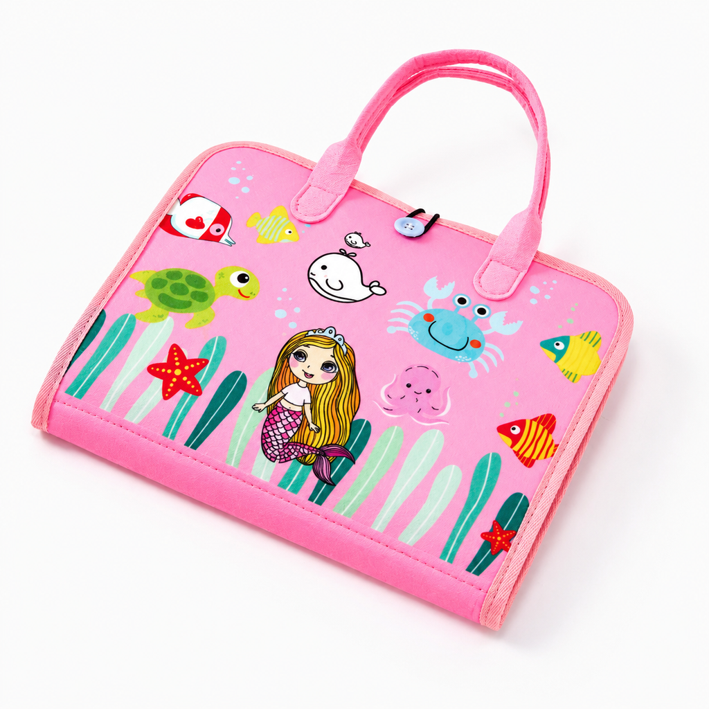 Busy Board Travel Bag Toddler Learning Activity Toy