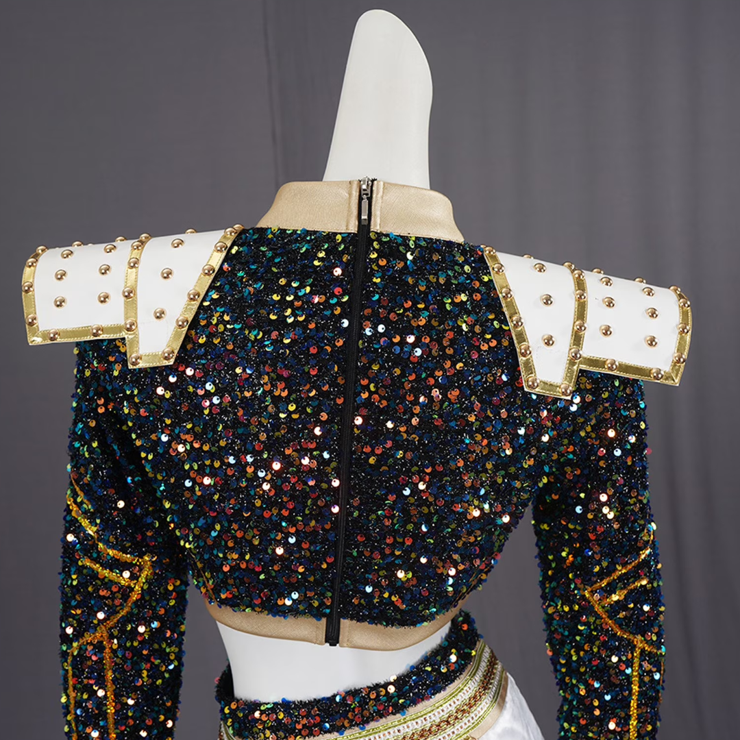 Kids Costume Dress Stage Performance Outfit Set