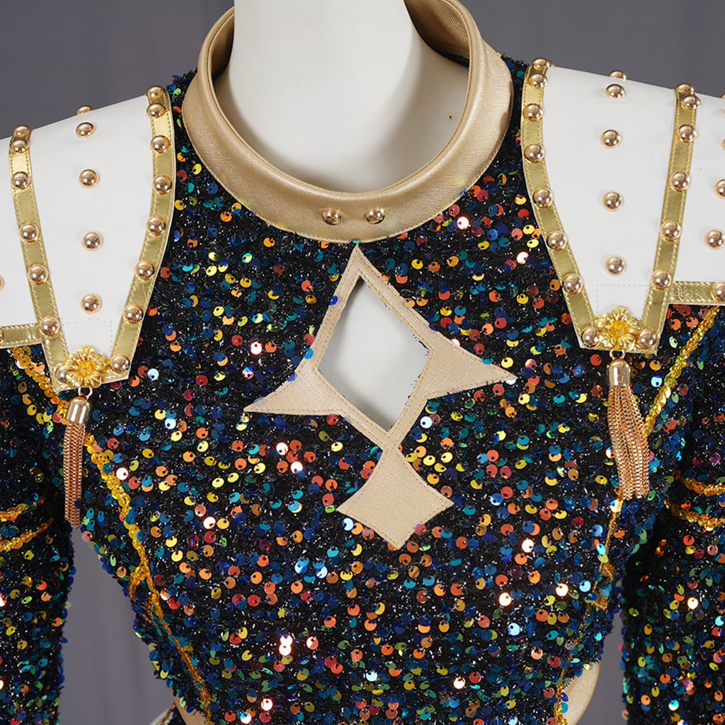 Kids Costume Dress Stage Performance Outfit Set