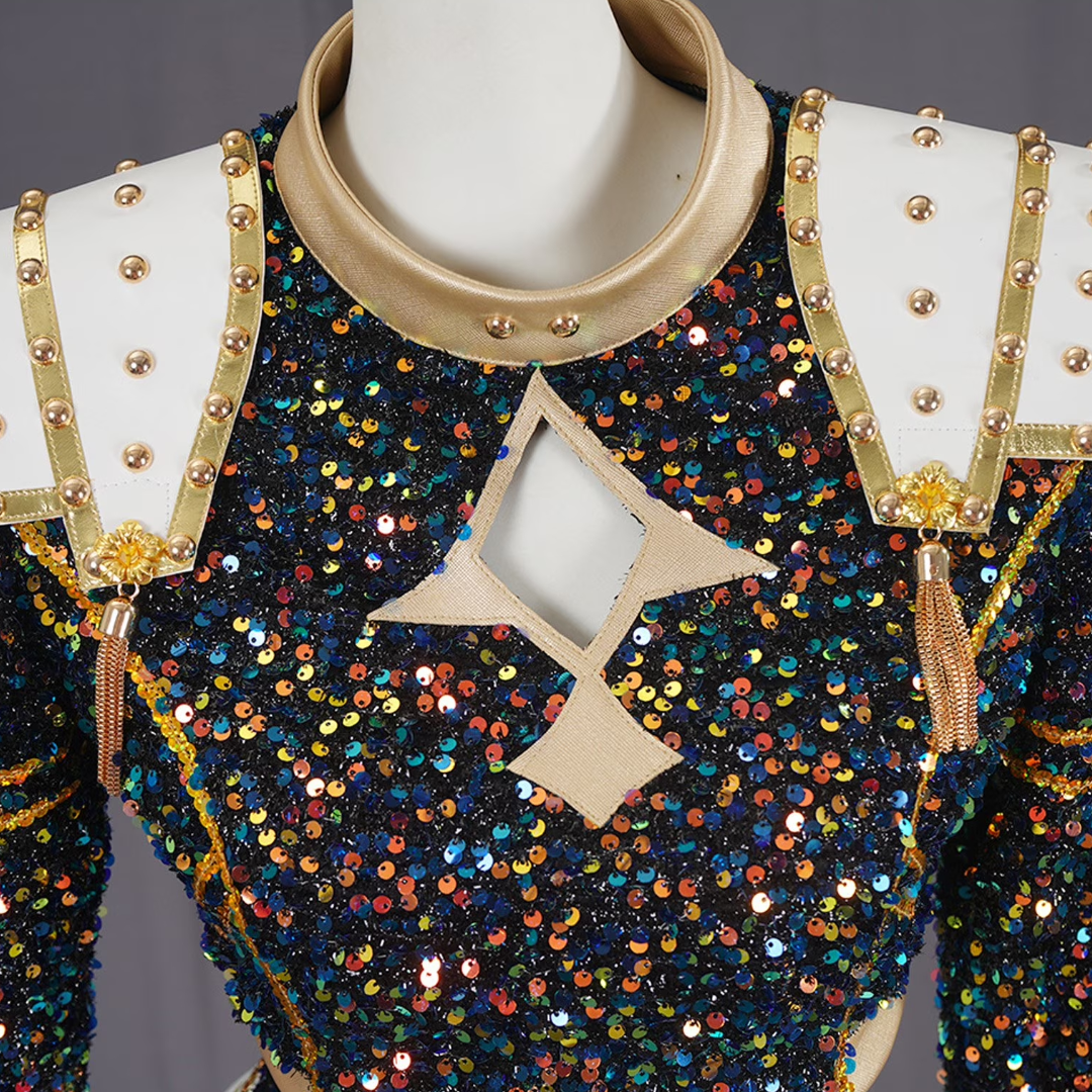 Kids Costume Dress Stage Performance Outfit Set