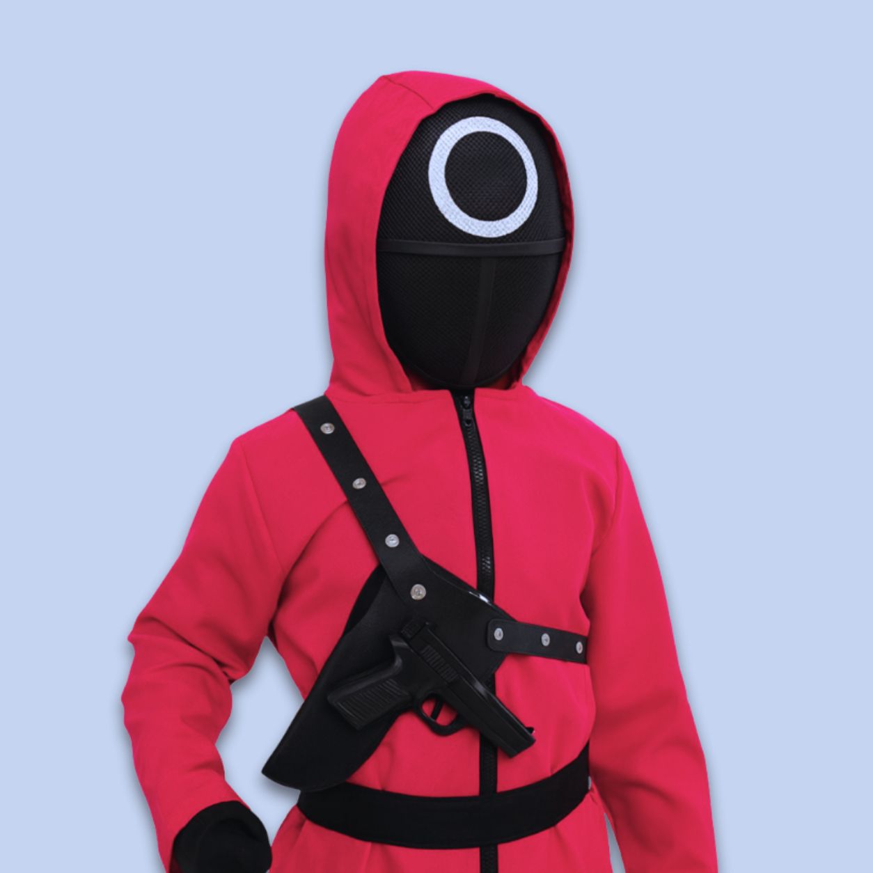 Costume Jumpsuit Hooded Guard Party Outfit