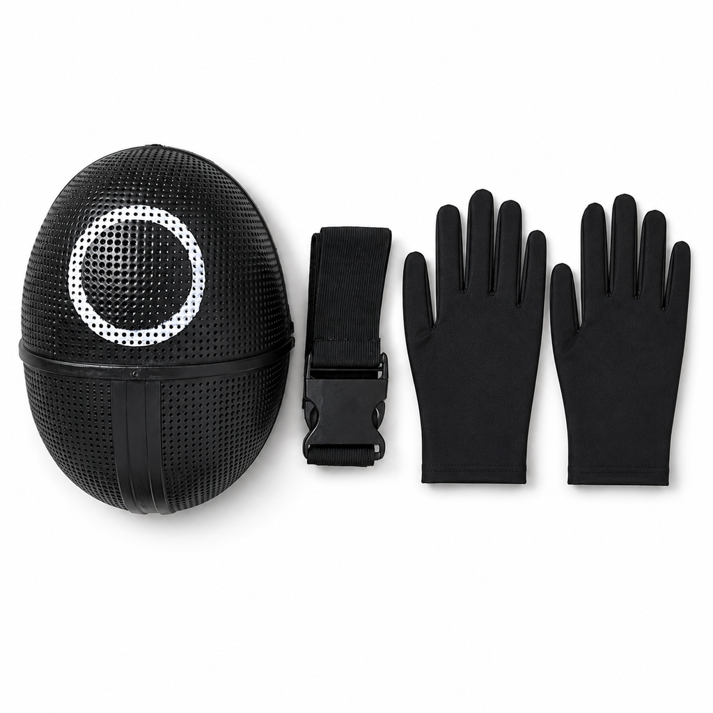 Kids Costume Role Play Jumpsuit Mask Set