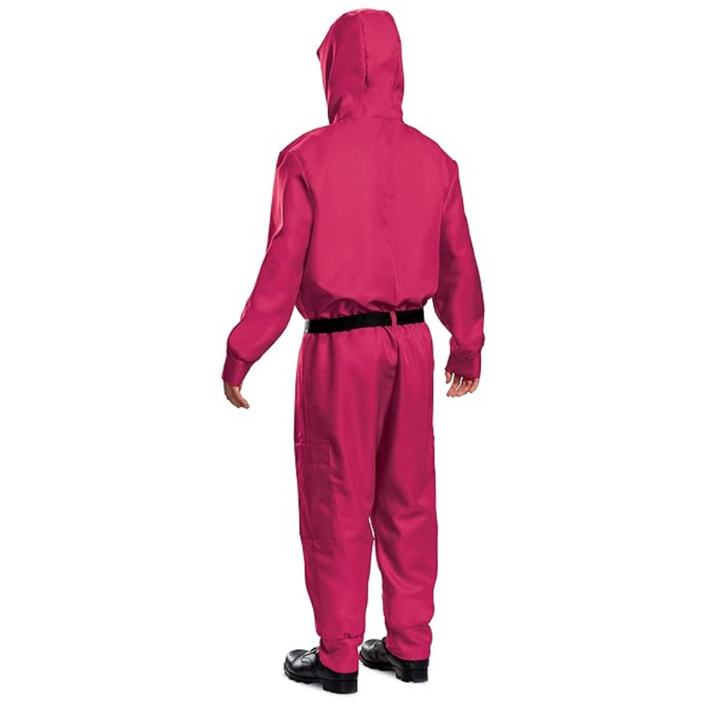 Costume Jumpsuit Hooded Zip Front Party Outfit