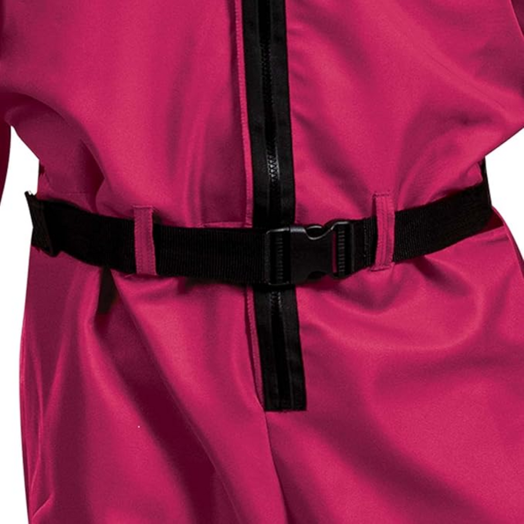 Costume Jumpsuit Hooded Zip Front Party Outfit
