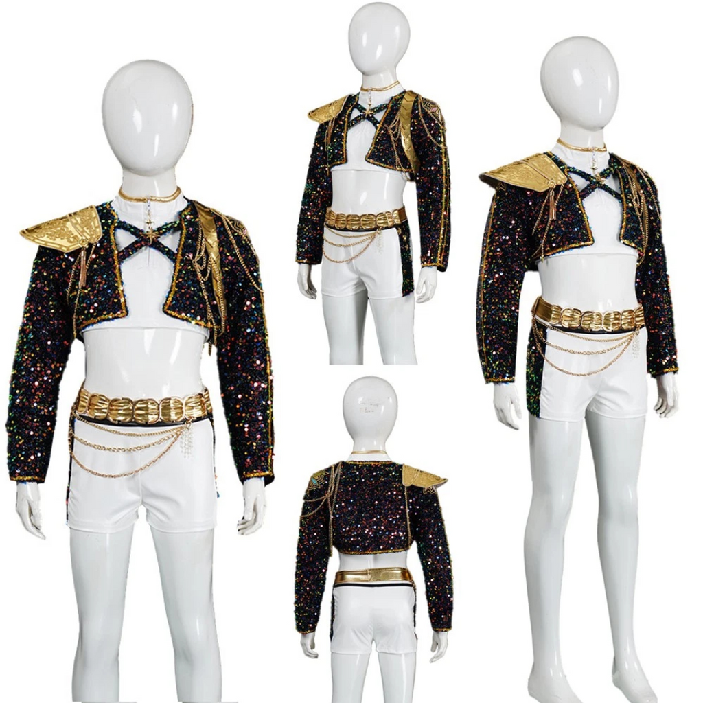 Kids Costume Set Stage Performance Dance Outfit