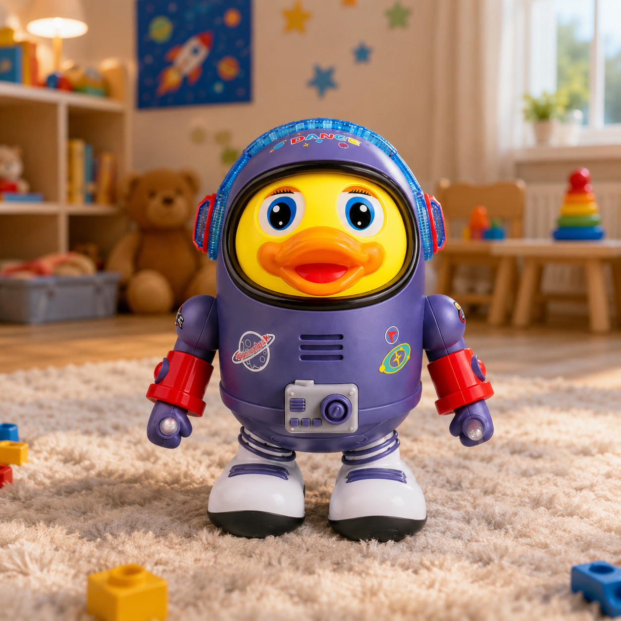 Robot Toy Dancing Astronaut Musical Light Up Kids Gift