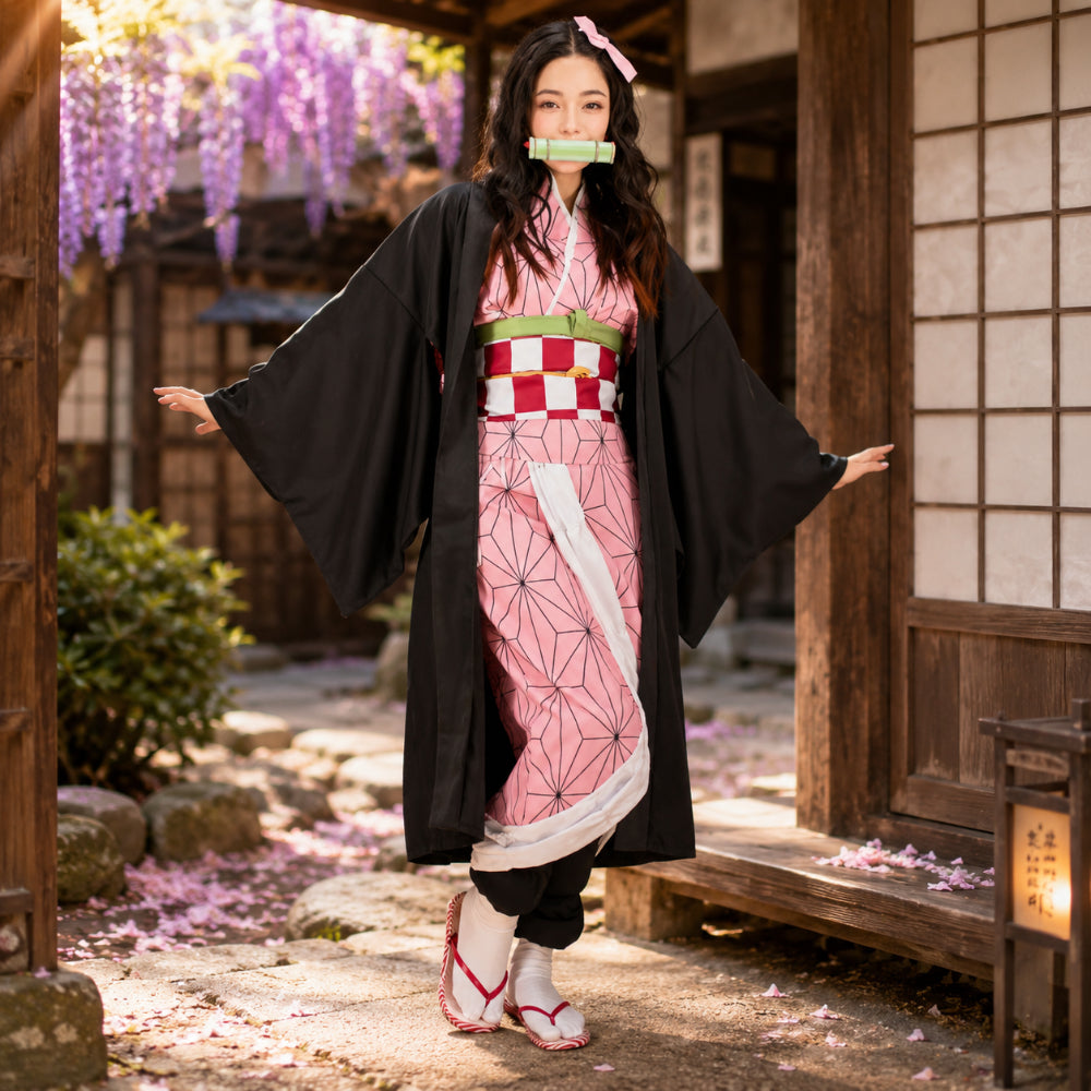 Adult Costume Kimono Outfit Party Role Play Set