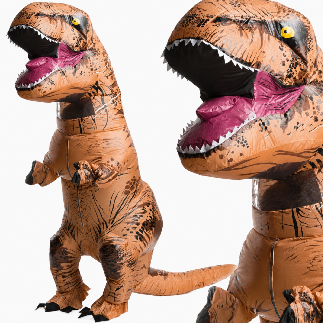 Adult Costume Inflatable Dinosaur Party Jumpsuit Fan