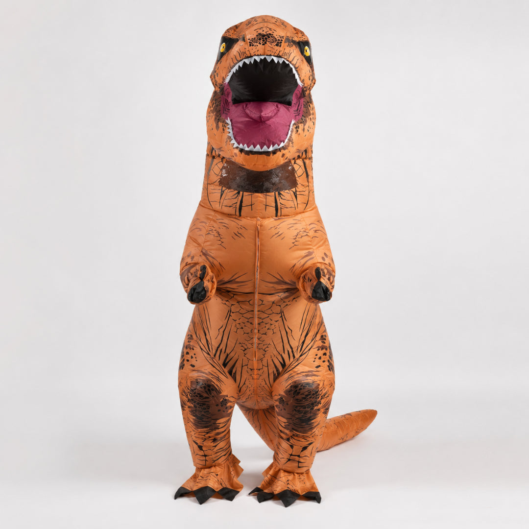Adult Costume Inflatable Dinosaur Party Jumpsuit Fan