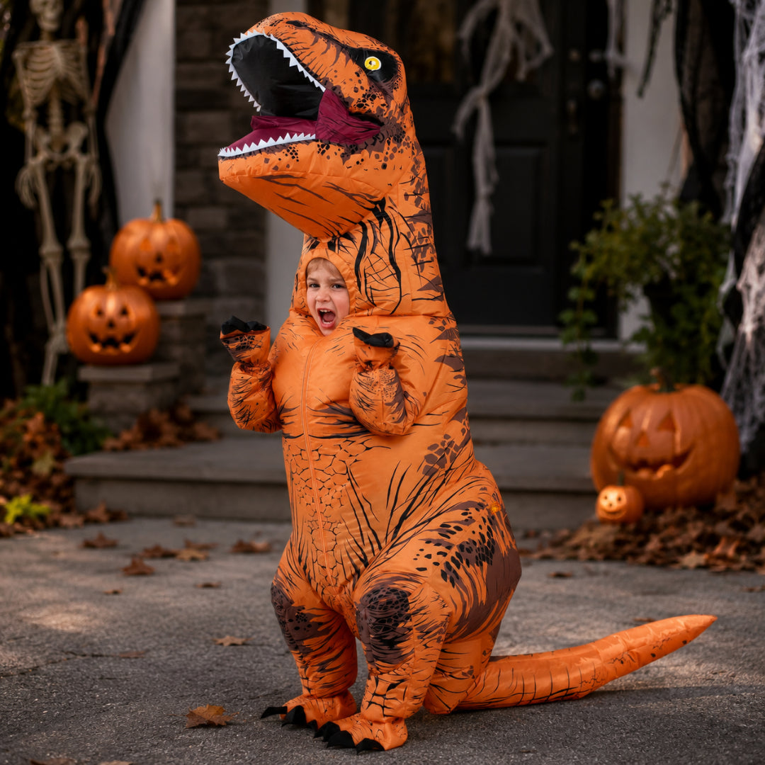 Kids Costume Inflatable Dinosaur Dress Up Party Outfit