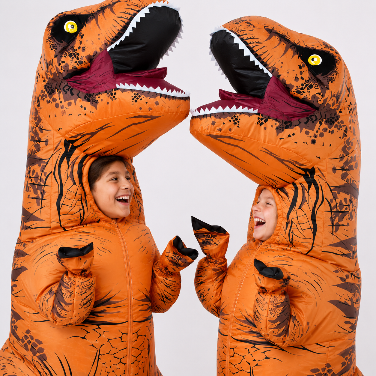Kids Costume Dinosaur Inflatable Jumpsuit Party Outfit