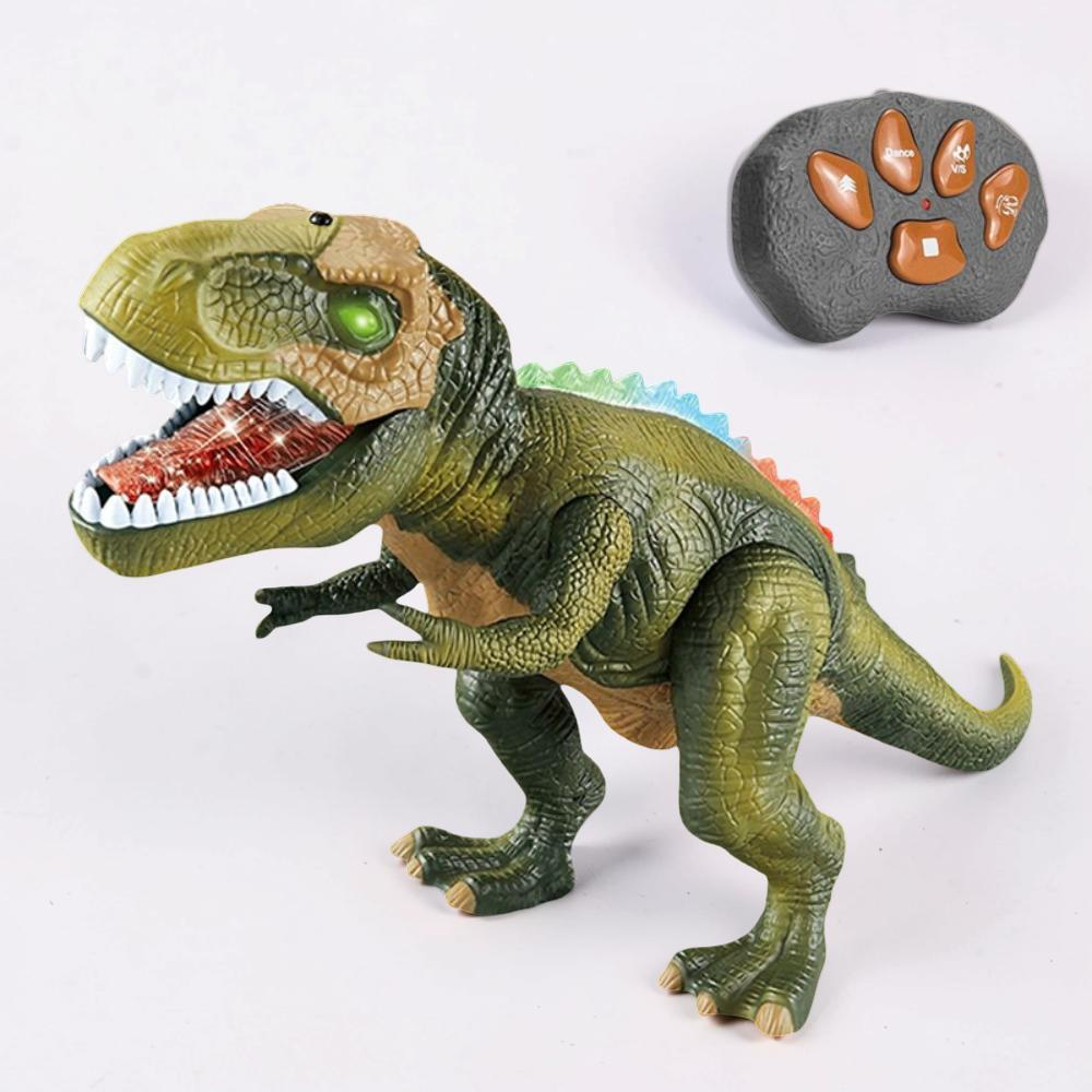 Dinosaur Toy Remote Control Walking Light Up Kids Gift