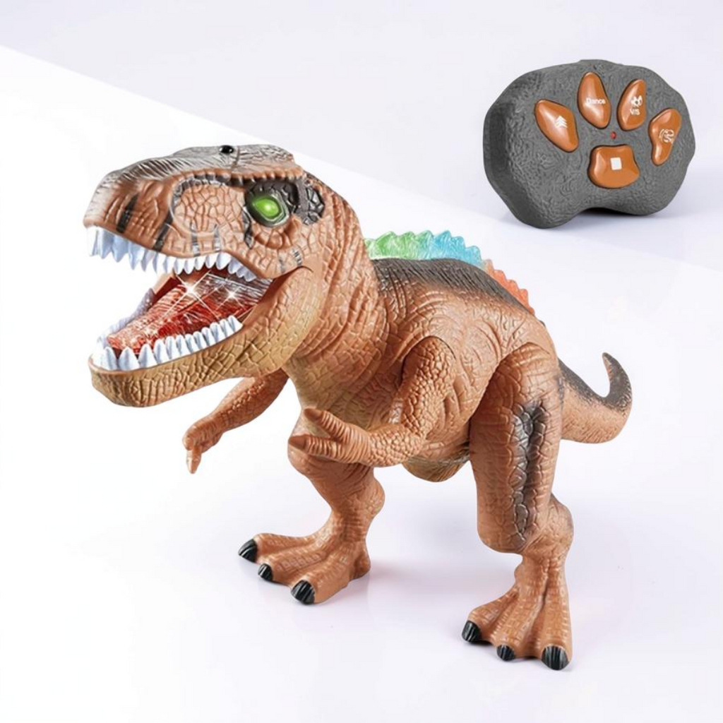 Dinosaur Toy Remote Control Walking Light Up Kids Gift