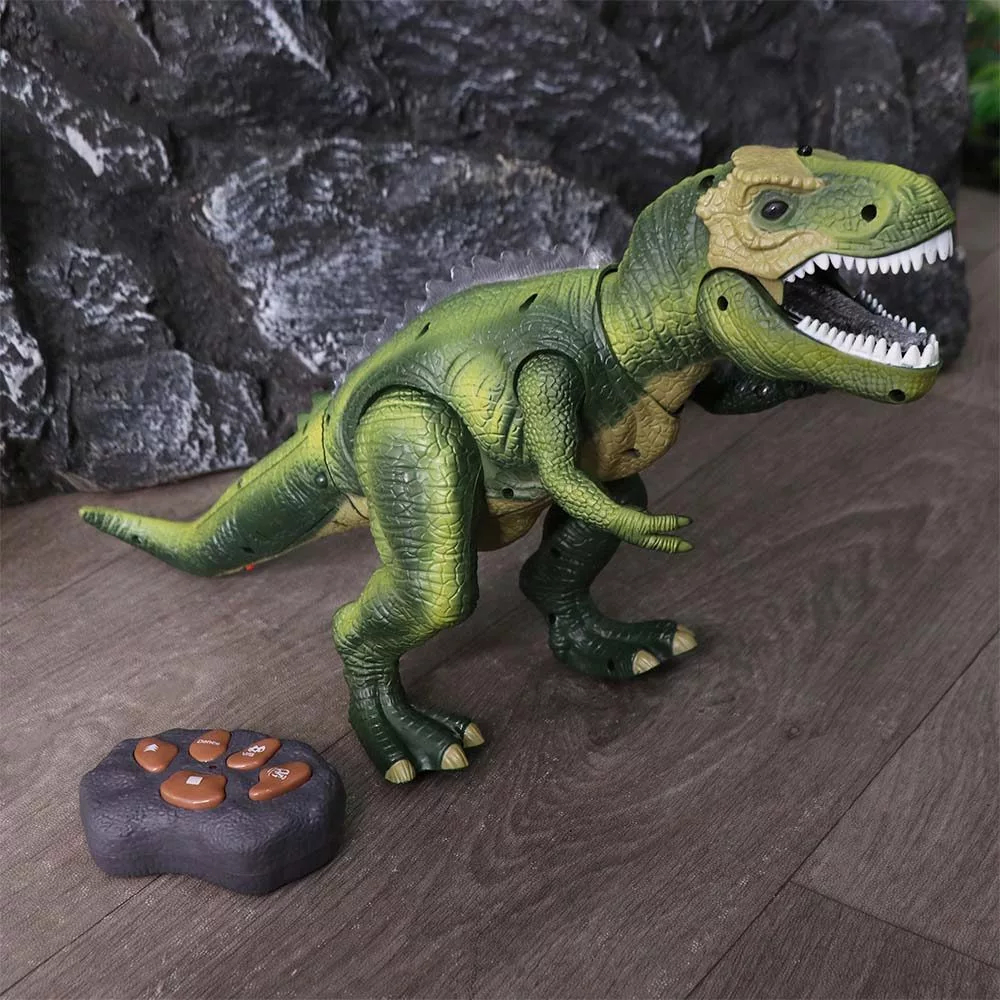 Dinosaur Toy Remote Control Walking Light Up Kids Gift