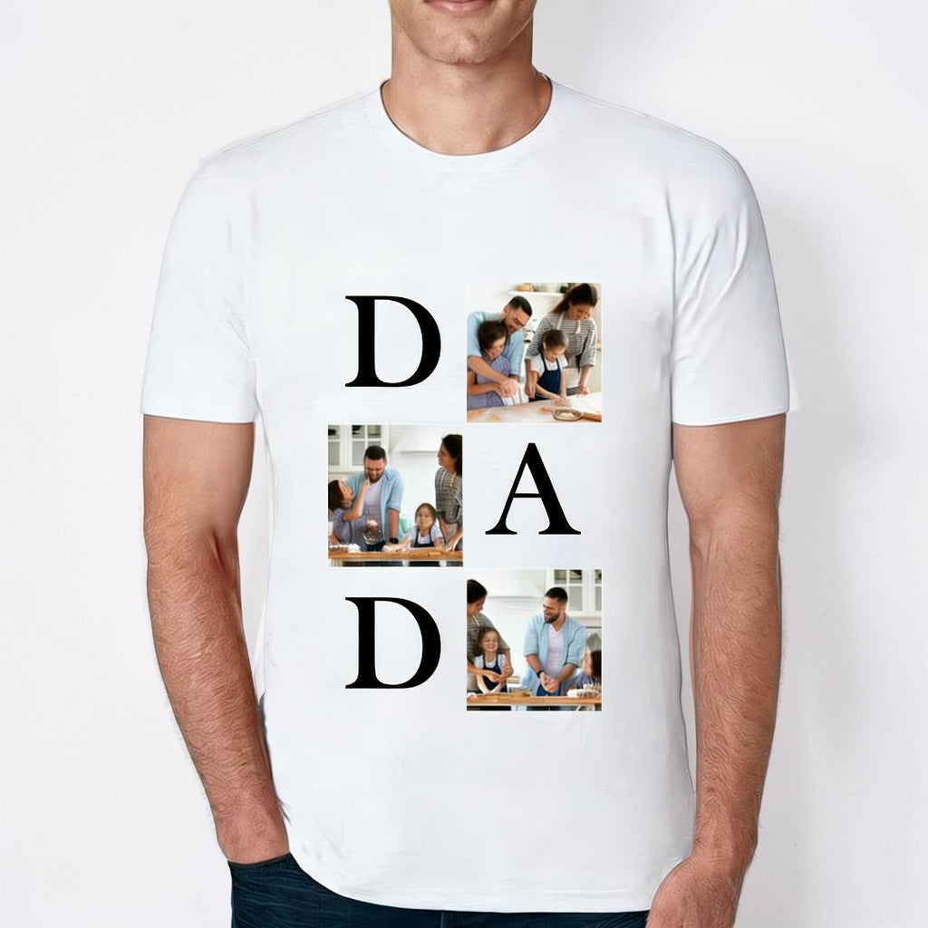 Father's Day Custom Dad Shirt Personalized Graphic Tee Gift