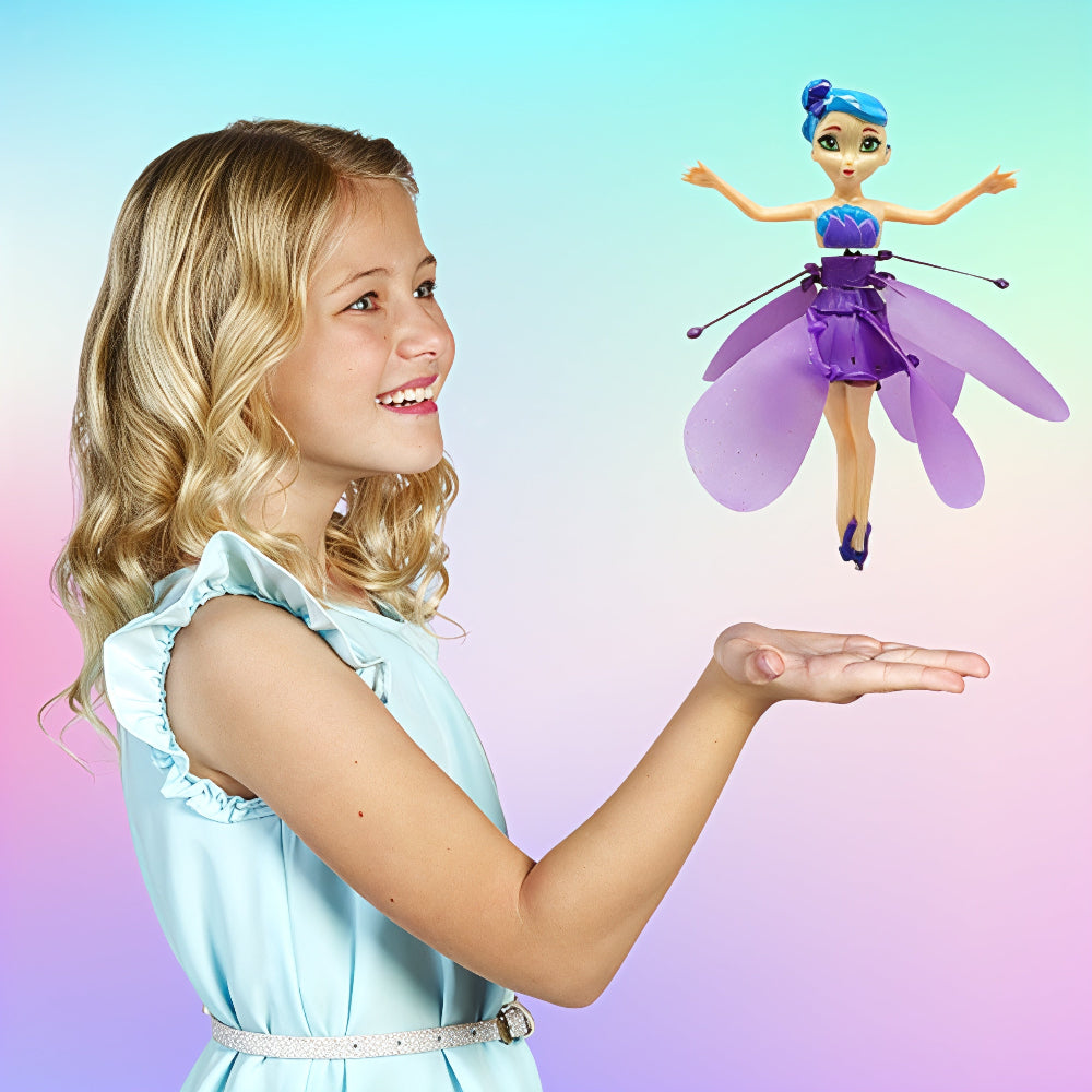 Flying Toy Fairy Princess LED Hand Sensor Doll