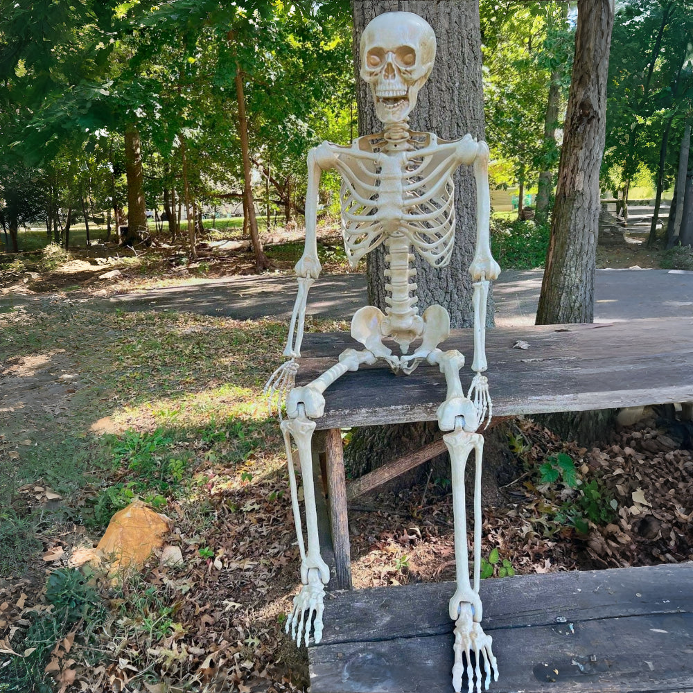 Halloween Decoration Posable Skeleton Yard Display Prop