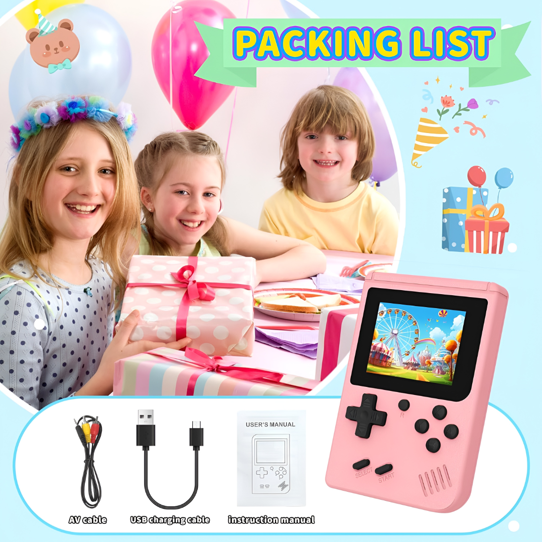 Handheld Game Console Retro Portable Built In Games