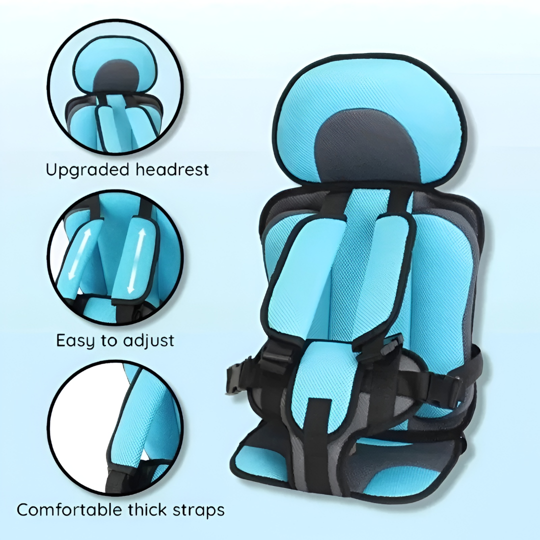 Car Seat Portable Foldable Child Travel Harness Seat