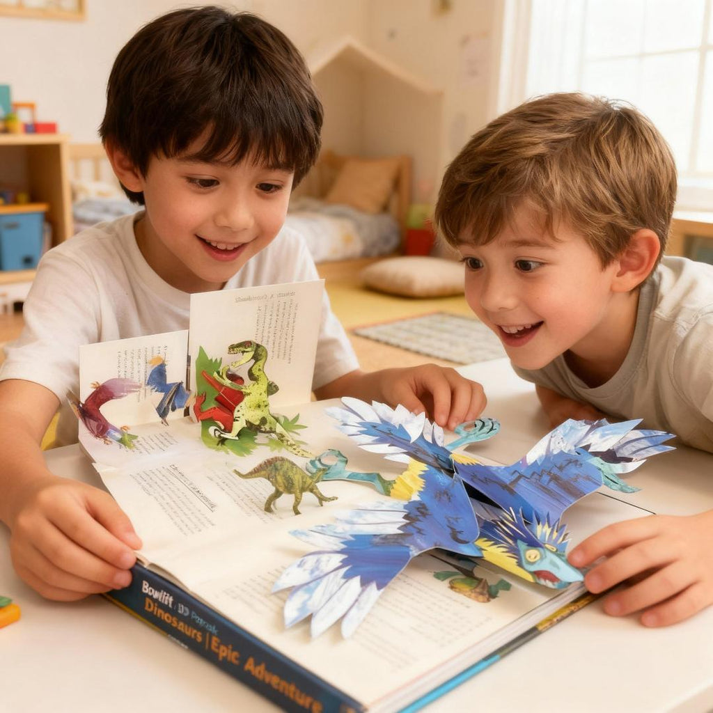 Pop Up Book Dinosaur 3D Interactive Storybook Kids