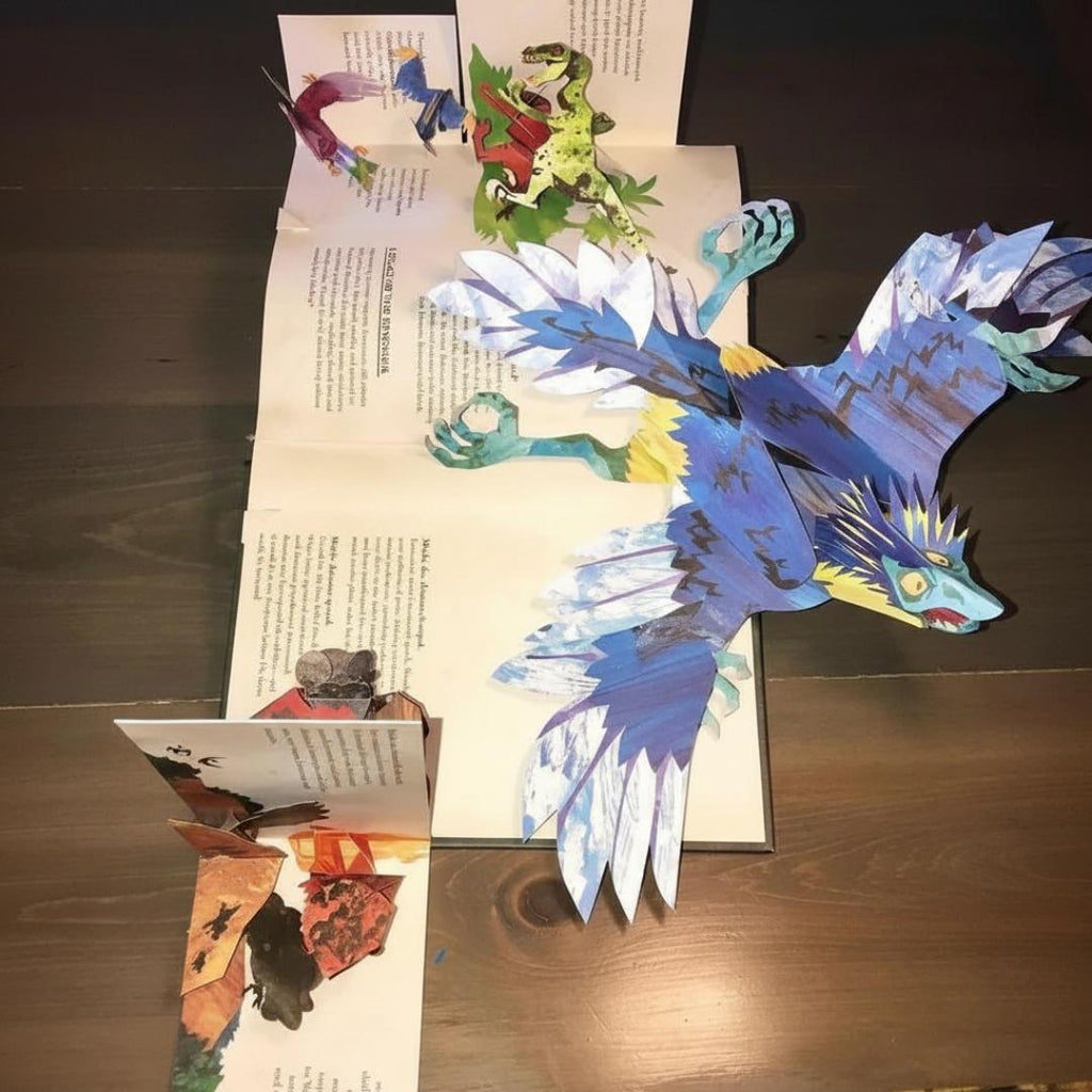 Pop Up Book Dinosaur 3D Interactive Storybook Kids