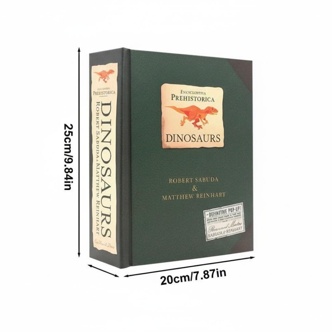 Pop Up Book Dinosaur 3D Interactive Storybook Kids