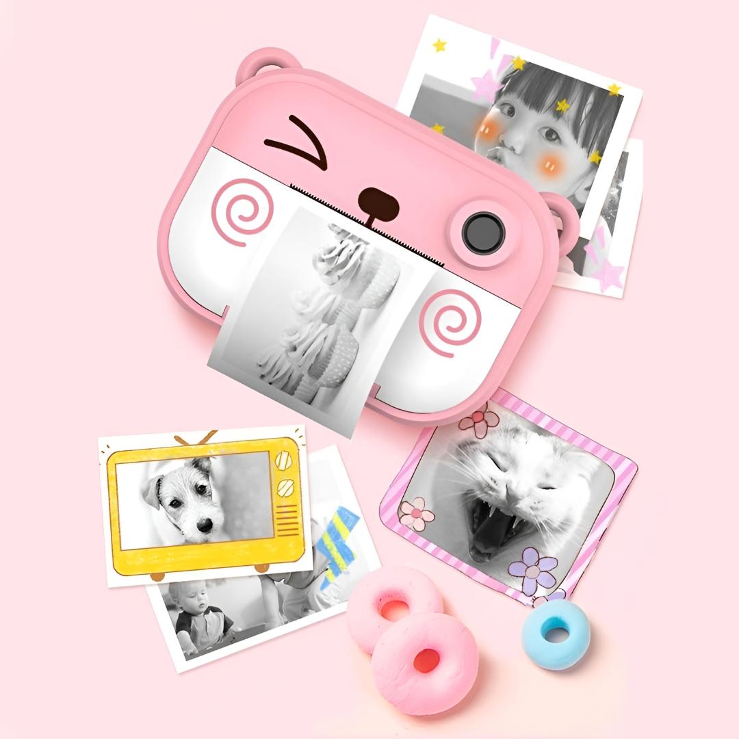 Kids Camera Instant Print Digital Photo Toy Paper Refills